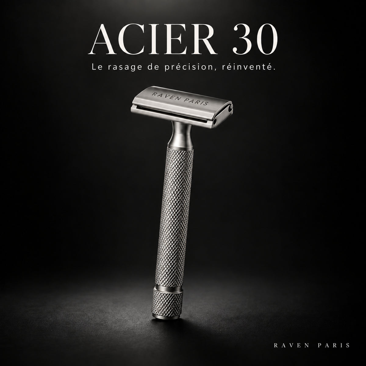 ACIER 30 Rasoir de sûreté en acier inoxydable