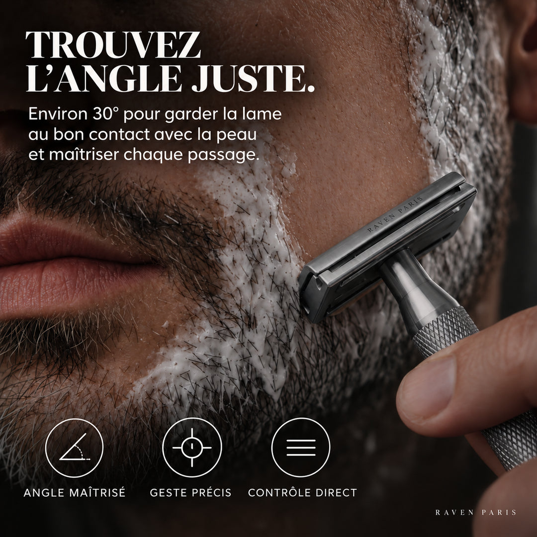 ACIER 30 Rasoir de sûreté en acier inoxydable